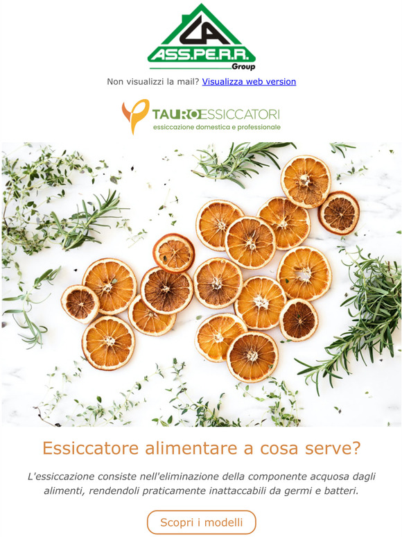 Essiccatore alimentare a cosa serve?
