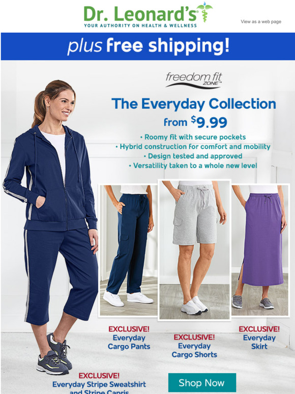 Dr. Leonard's FREE Shipping! Shop The Everyday Collection by Freedom