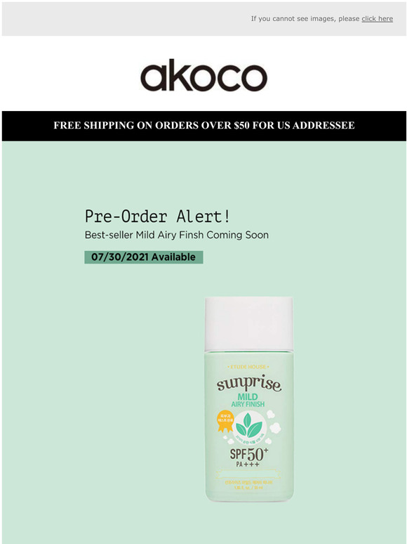 [PRE-ORDER]  AIRY FINISH IS HERE! 