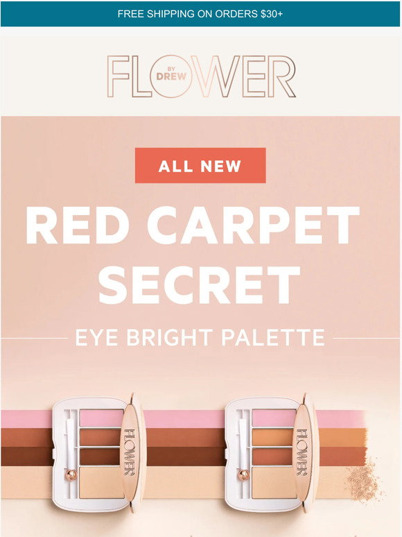 Flower Beauty: NEW! Red Carpet Secret Eye Bright Palette | Milled