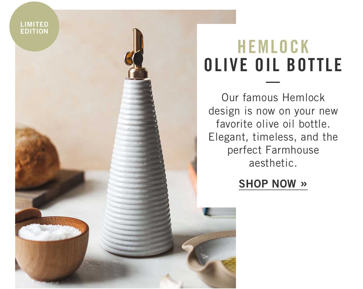 Farmhouse Pottery Olive Oil Bottle | Medium