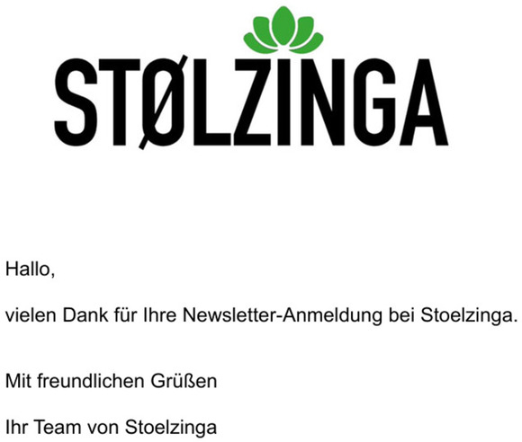 Vielen Dank fr Ihre Newsletter-Anmeldung