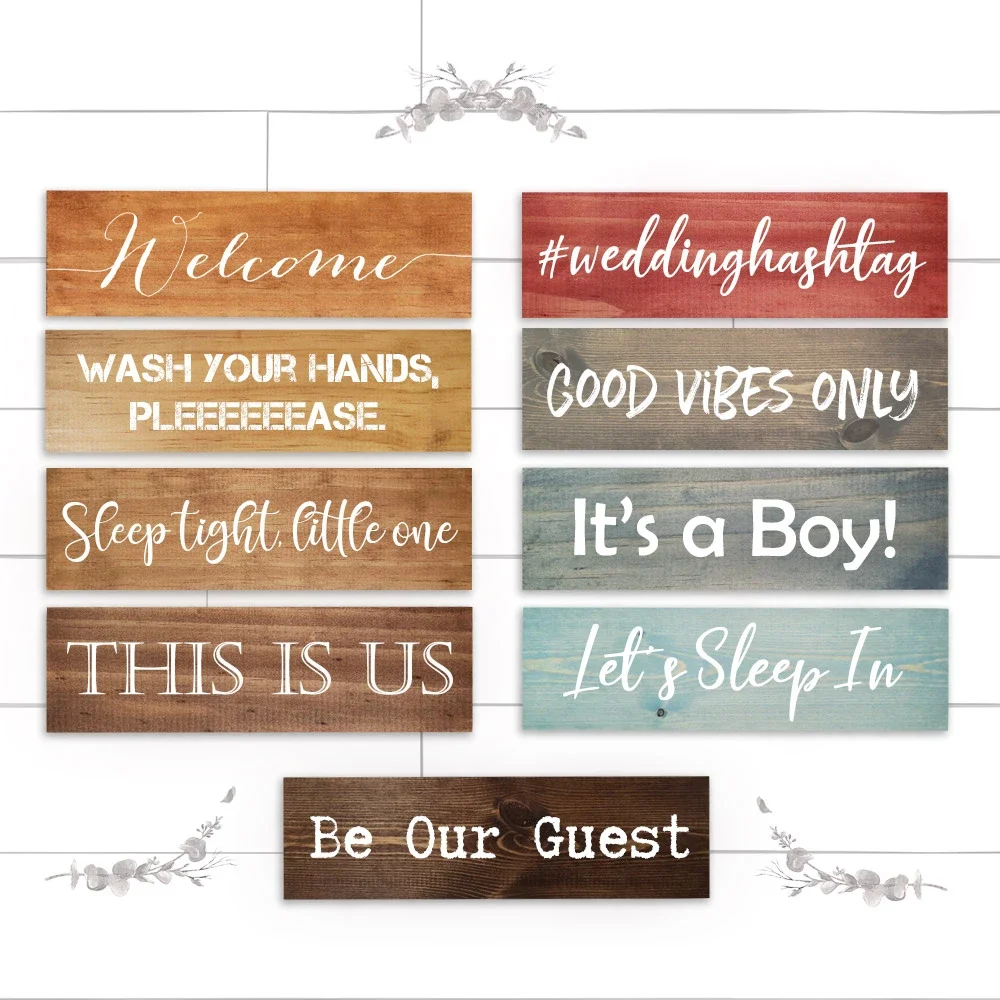 Custom Quote Wood Signs
