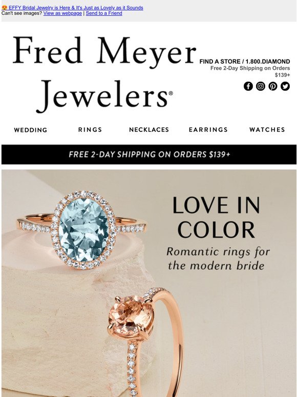Fred Meyer Jewelers EFFY Bridal Jewelry is Here & It's Just as Lovely