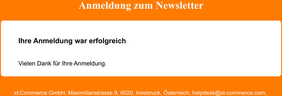 Anmeldebesttigung