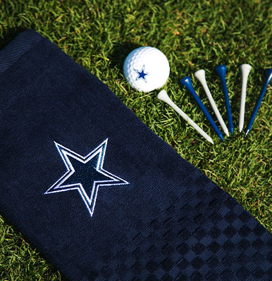 Dallas Cowboys Embroidered Golf Towel Gift Set