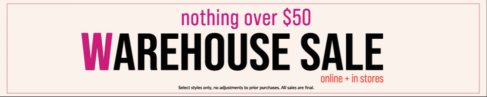 warehouse sale