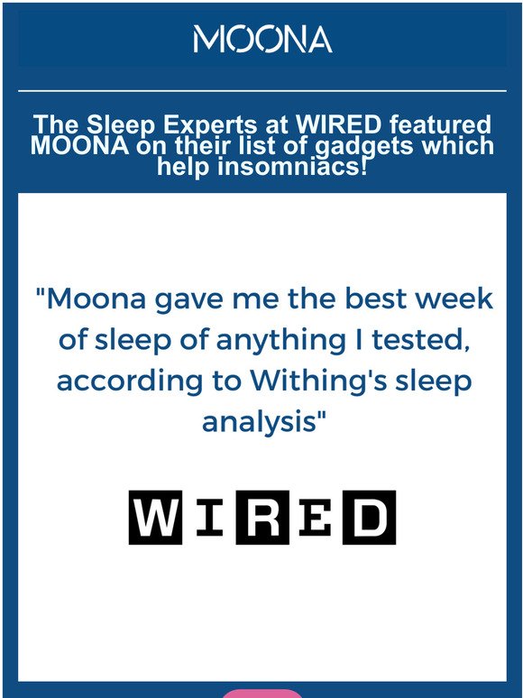Moona just got featured on WIRED!
