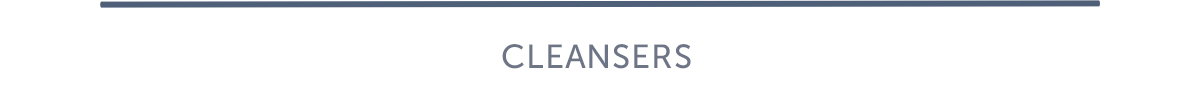 Cleansers