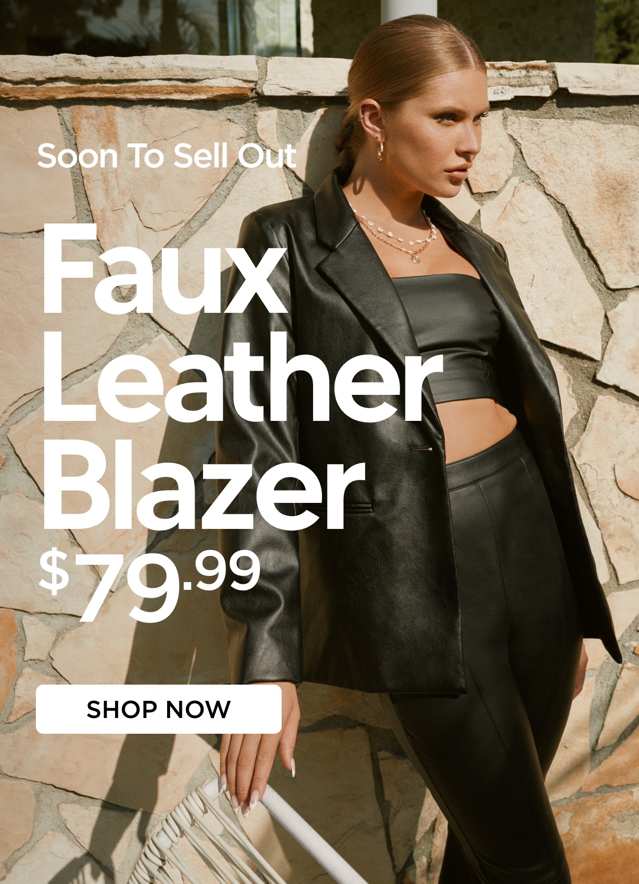 Glassons The Faux Leather Blazer is back! Milled