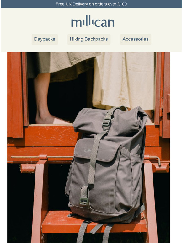 millican smith roll 25l pack graphite