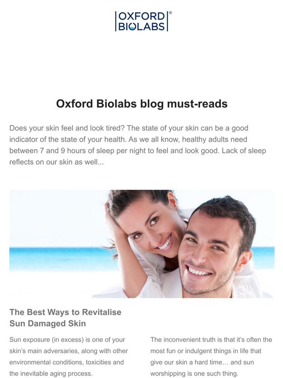 How to protect your skin - Oxford Biolabs' blog update