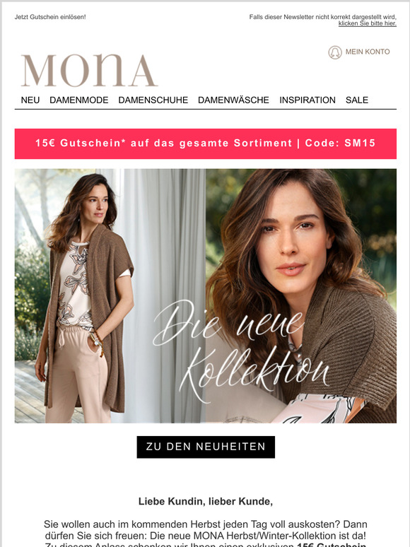 MONA: 15 sichern & NEUE Kollektion entdecken | Milled