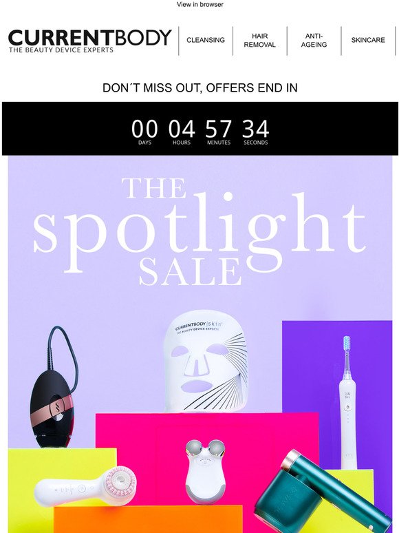 Last chance! Final hours of our Spotlight Sale