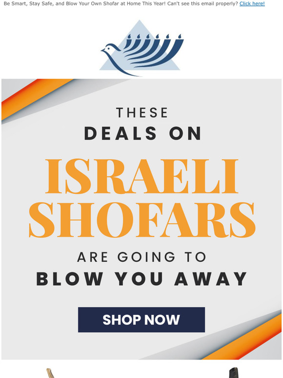Shofars from Israel Get Ready for Rosh Hashanah