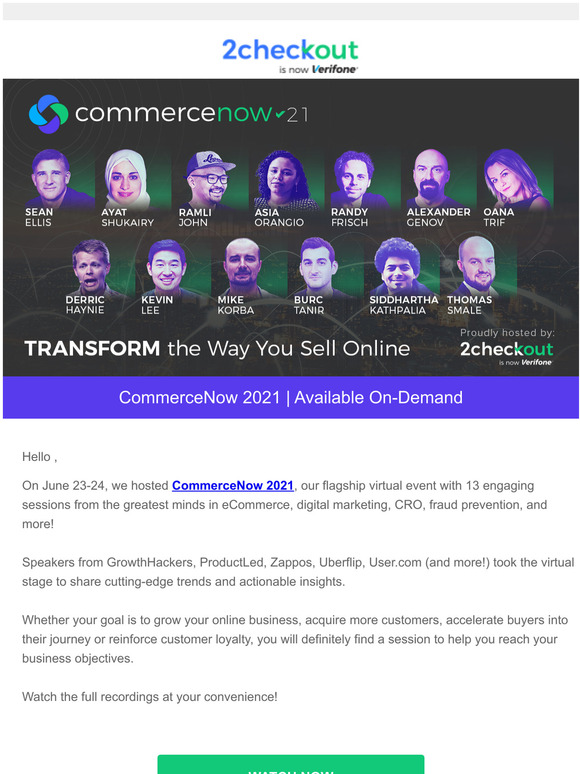 CommerceNow21 Sessions Are Now Available On-Demand!