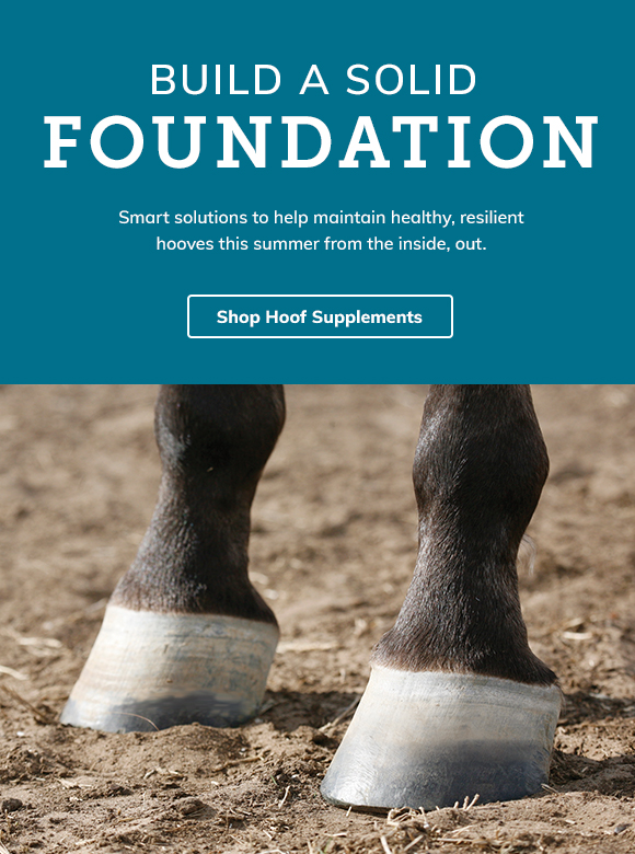 SmartPak Equine Healthy Hooves = A Solid Foundation Milled