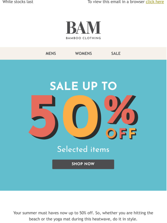 Bamboo Clothing Your Summer Favourites Milled