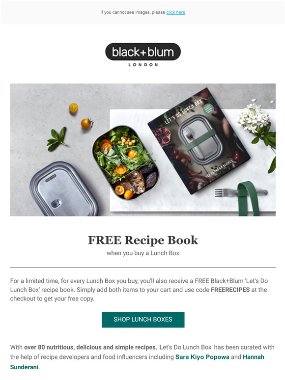 Black+Blum, Recipe Book, Let's Do Lunch