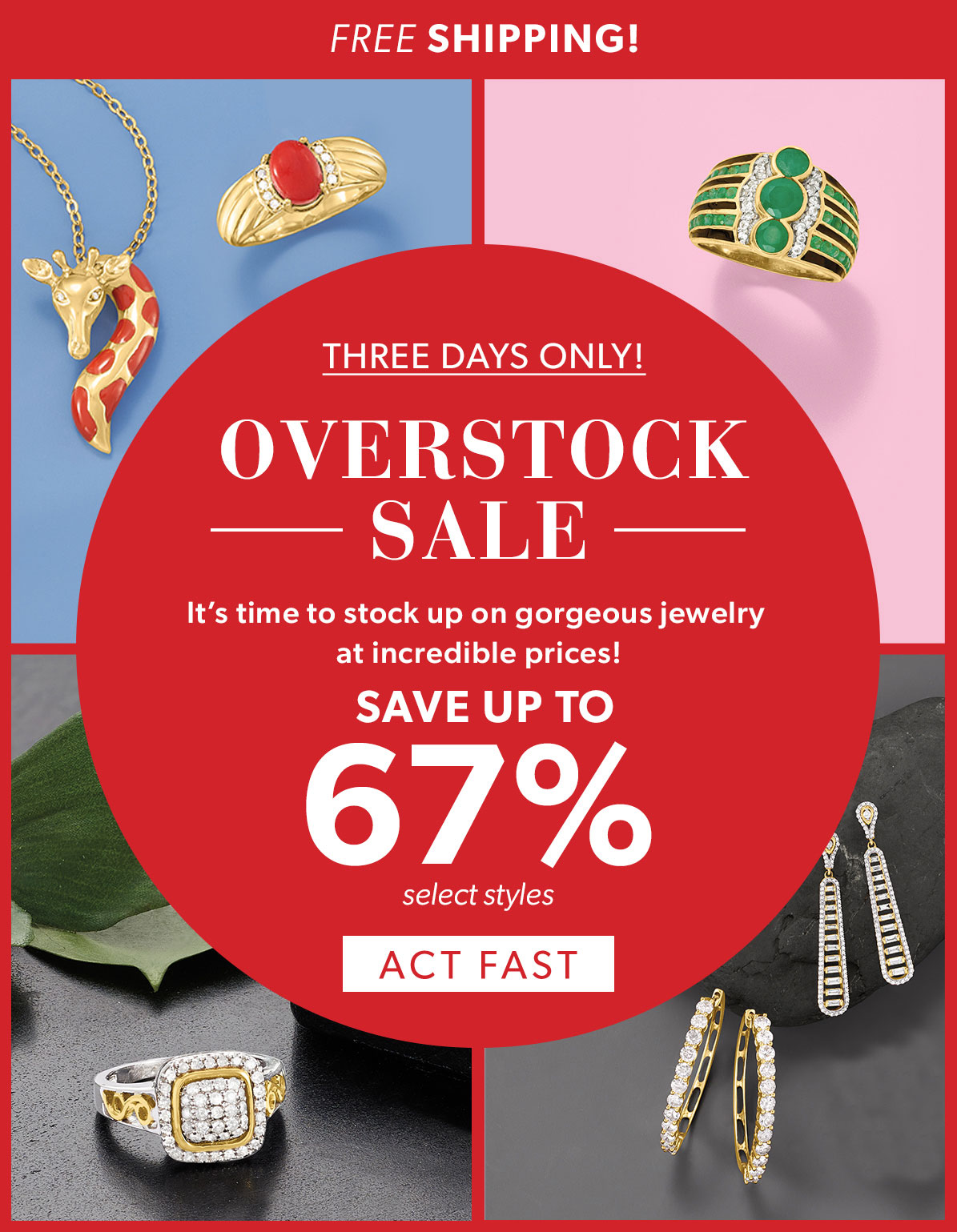 Overstock sale