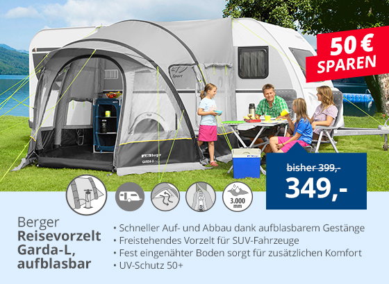 Fritz Berger - Camping und Freizeit: Unschlagbare (Vor)Zelt-Deals