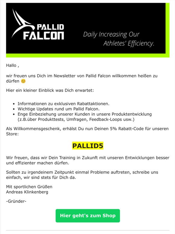  Herzlich willkommen bei Pallid Falcon!