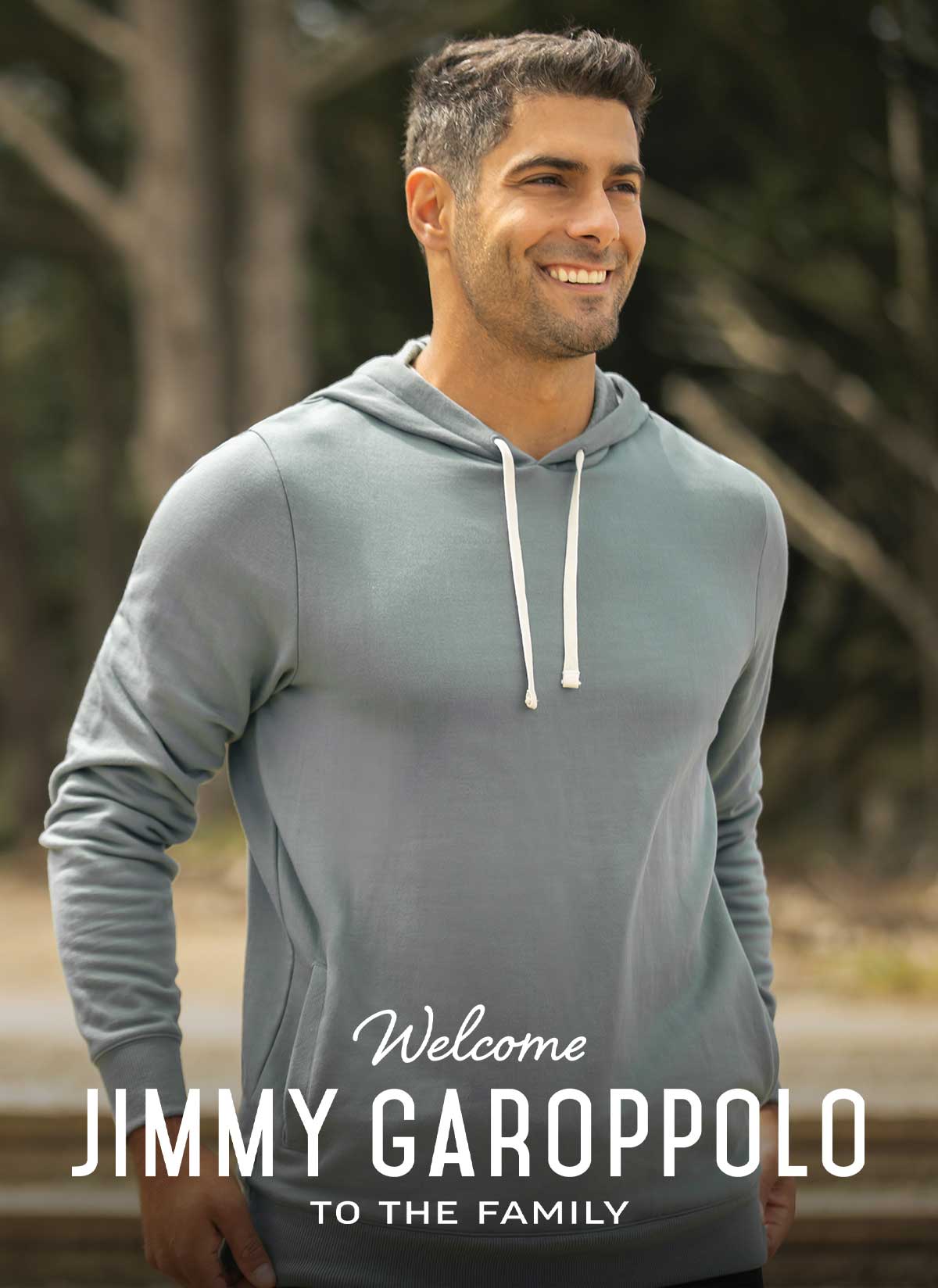 TRAVISMATHEW APPAREL: Welcome Jimmy Garoppolo!