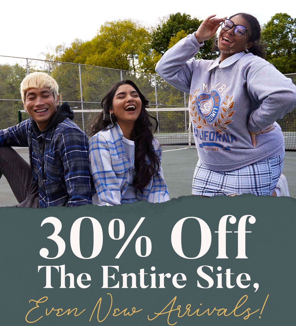 30% off the entire site, even new arrivals