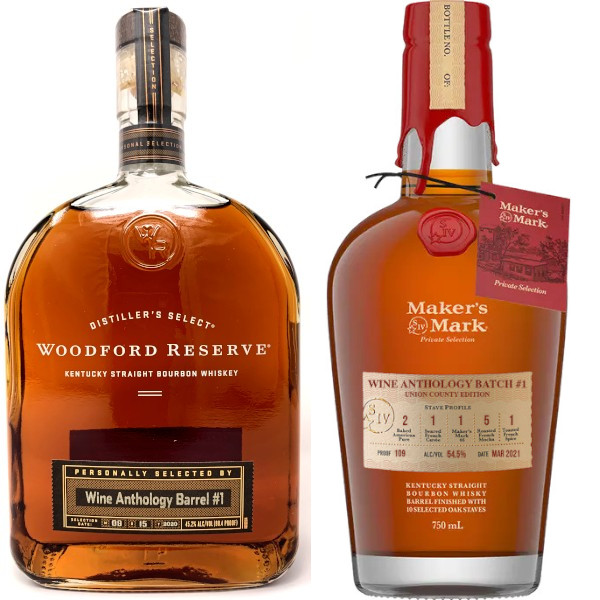 Wine Anthology Free shipping on custom bourbons from Maker's Mark