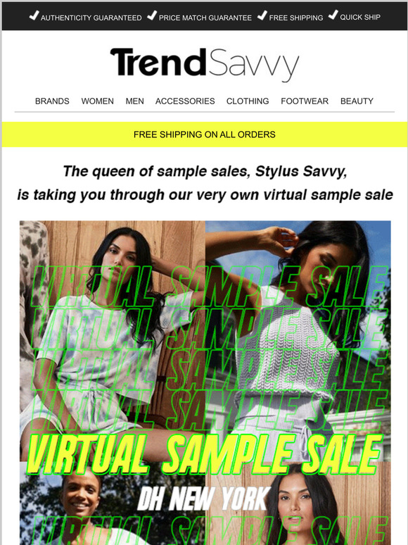 A SAMPLE SALE FIT FOR A QUEEN...