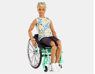 Ken Doll + Wheelchair