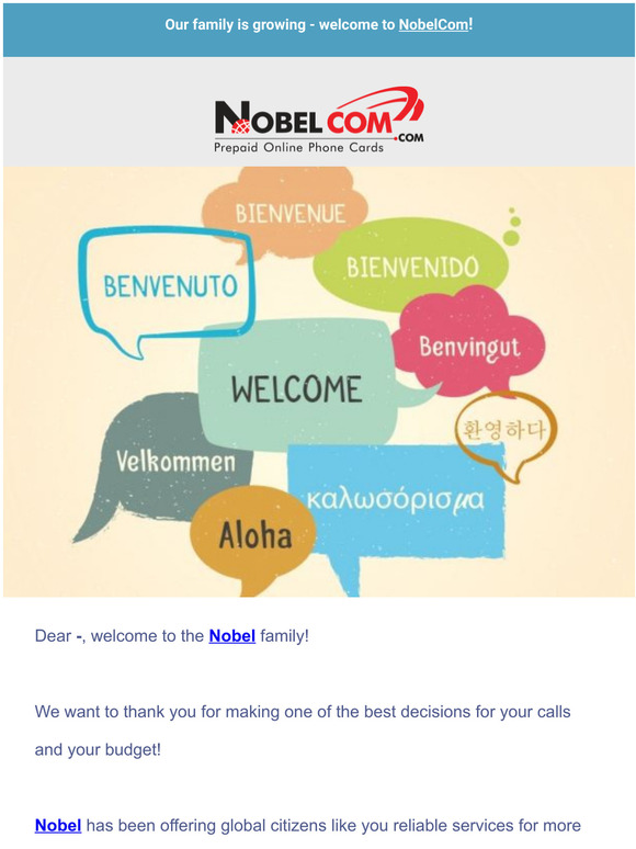 -welcome to the Nobel family!