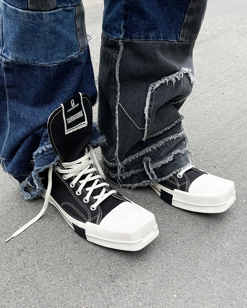 rick owens reshapes the converse chuck 70 with a square-toe execution