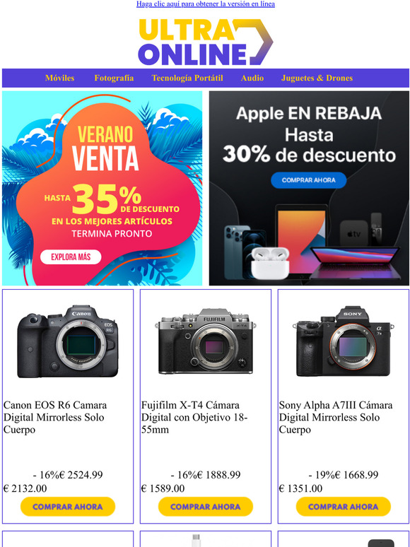 Oferta de verano hasta un 35% de descuento