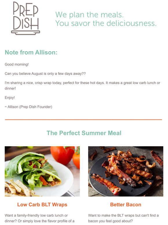 New recipe! BLT Wraps