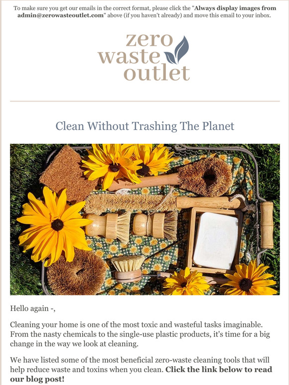 Zero Waste Outlet 10 Zero Waste Cleaning Essentials Milled