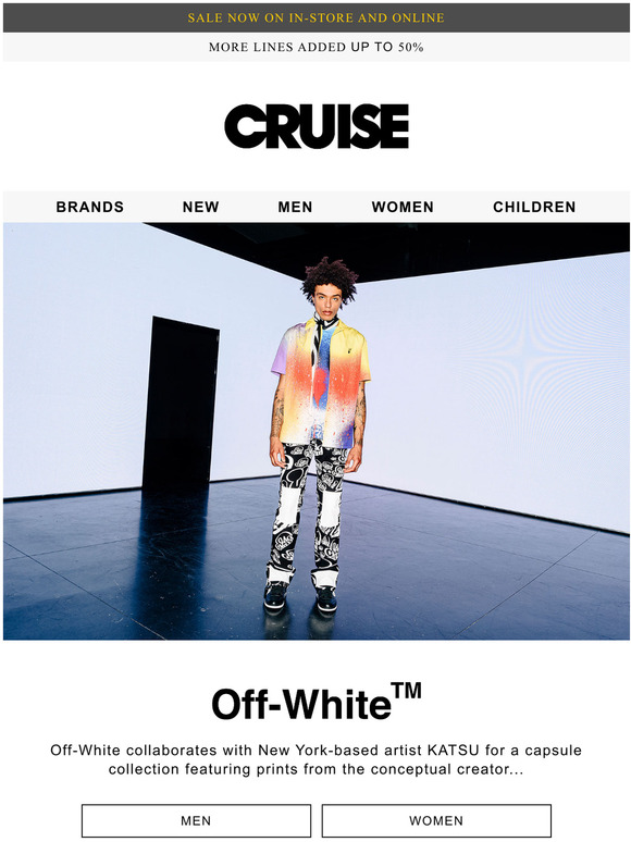 Cruise: New In: Off-White X KATSU | Milled