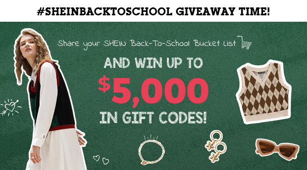  #SHEINbacktoschool GIVEAWAY TIME! 