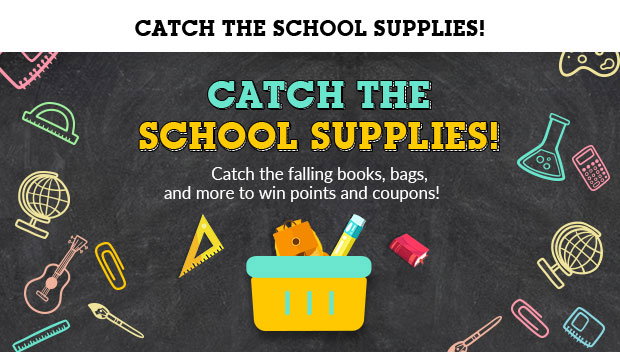  CATCH THE SCHOOL SUPPLIES! 