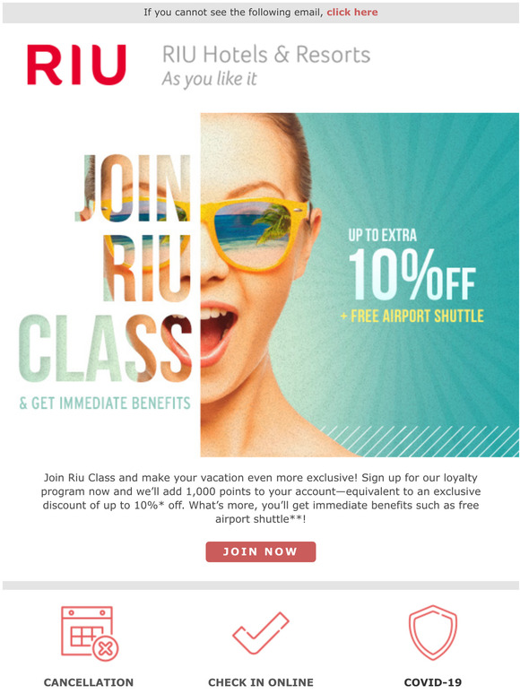 Riu Hotels & resorts Exclusive benefits for your next vacation Milled