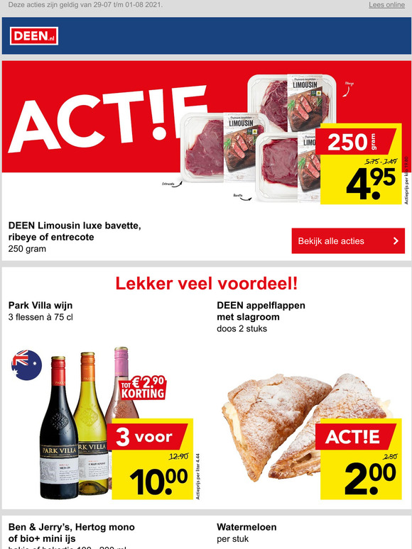 Weekendacties DEEN Supermarkten