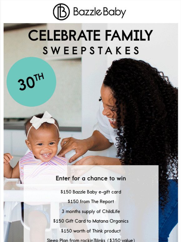 ENTER TO WIN $1,200 in Family Prizes