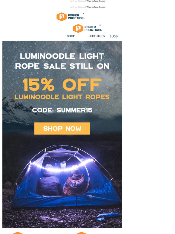 Don't miss out on our Luminoodle Light Rope Sale!