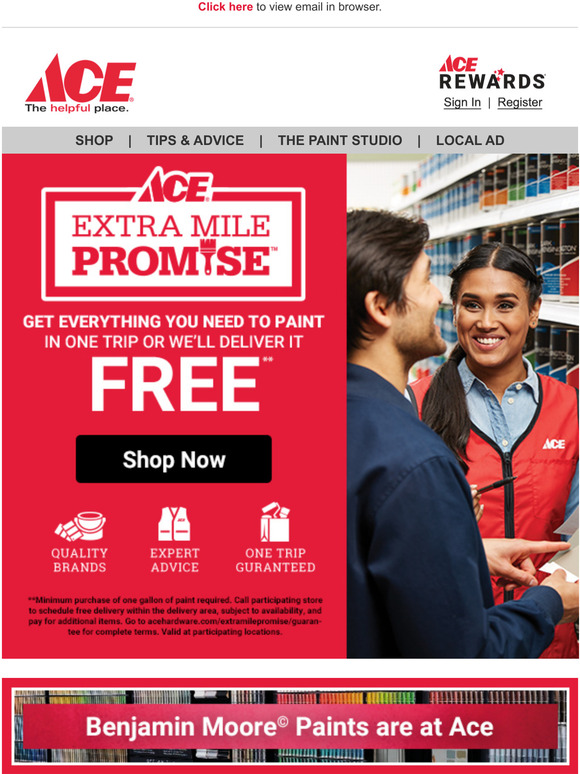 Ace Hardware Our Extra Mile Promise To You Milled