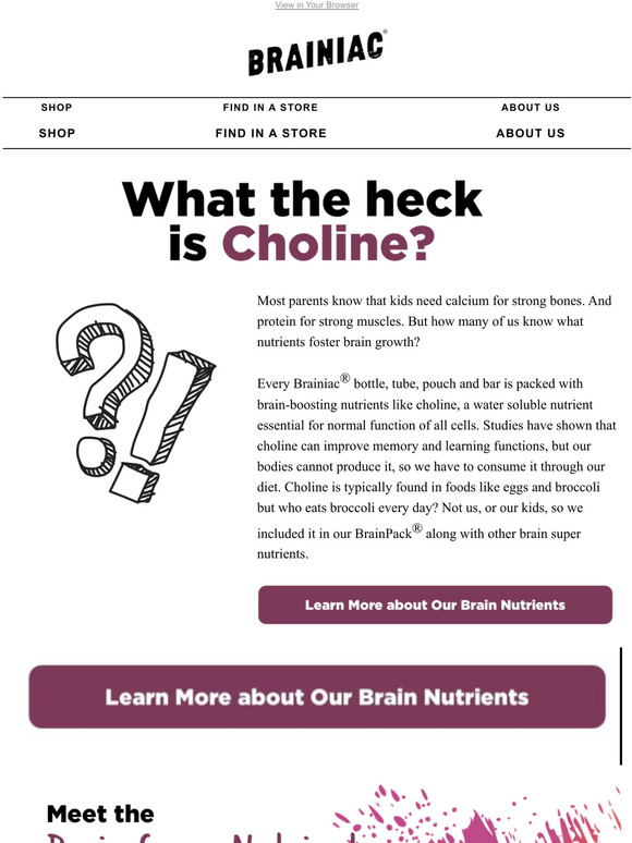 Meet Our Brain Super Nutrients 