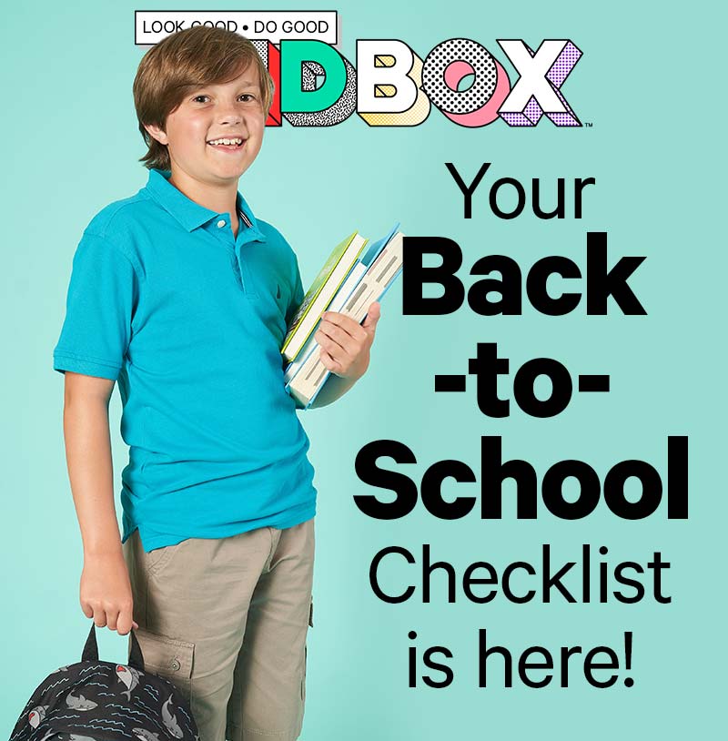 Your Back-to-School Checklist is here!
