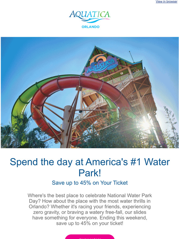 SeaWorld Parks: Celebrate National Water Park Day With Splashing and Savings  Milled