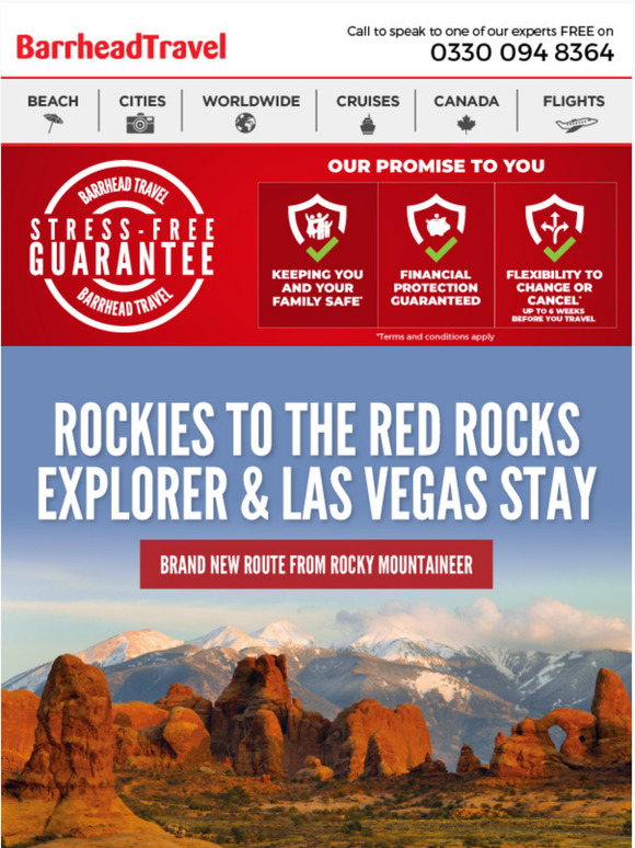 Barrhead Travel Insurance BRAND NEW route on Rocky