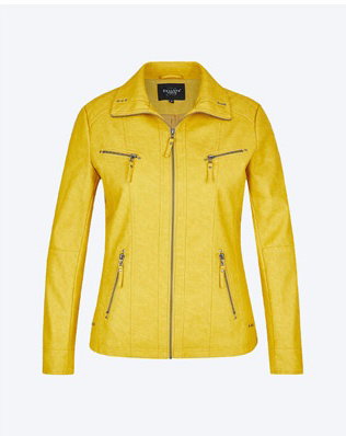 Blazer aus weichem Lederimitat