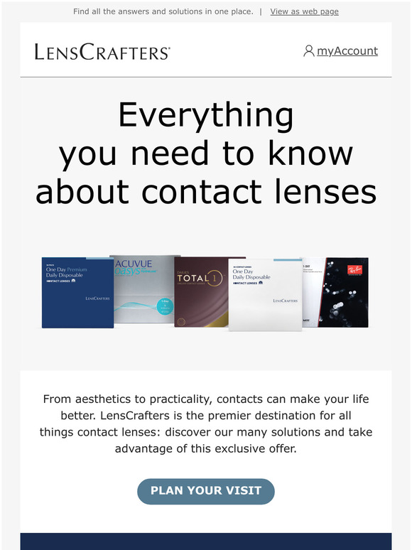 LensCrafters All You Need to Know About Contact Lenses Milled